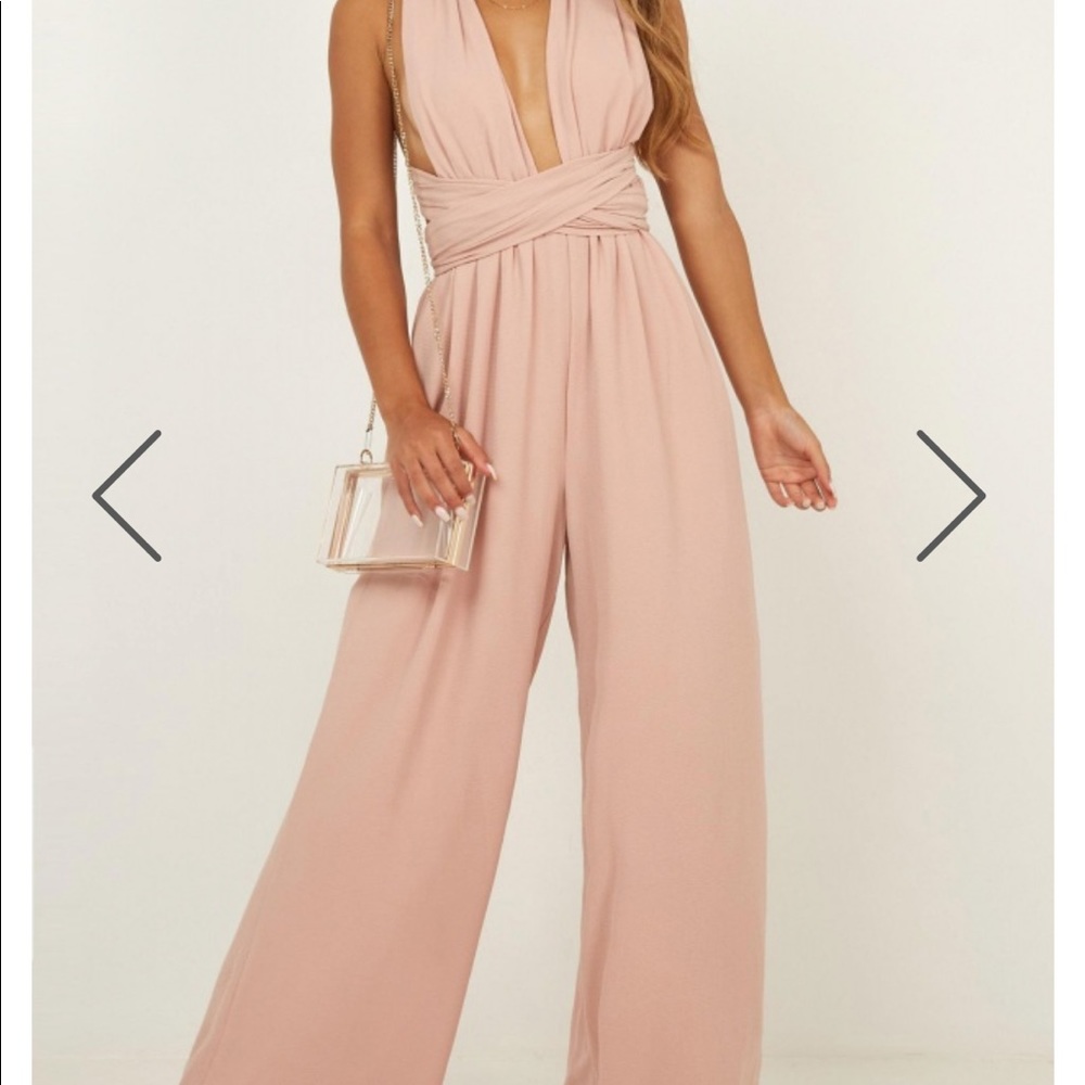 Showpo Girls Life Jumpsuit Blush